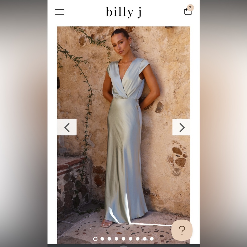 Billy J Selma Maxi Dress - Sage